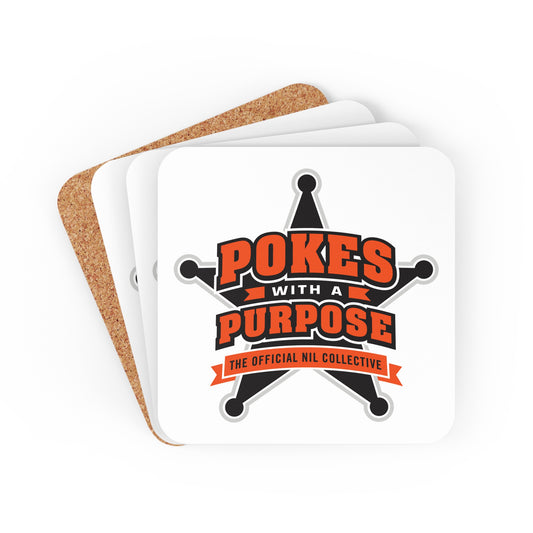 Pokes With A Purpose 4x Coaster Set