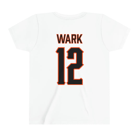 Youth Micaela Wark #12 Cursive Cowgirls T-Shirt