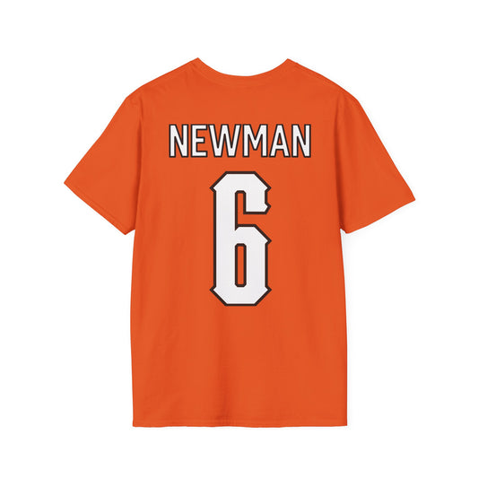 Brandon Newman #6 Orange Pokes T-Shirt