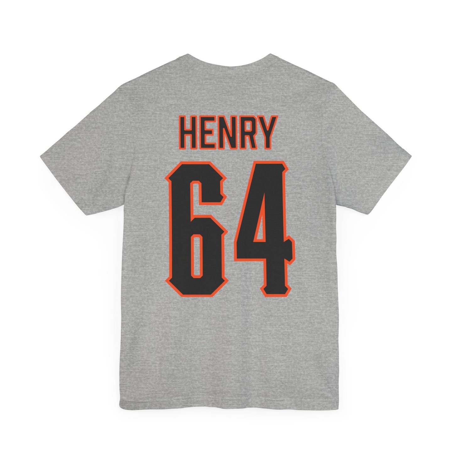 Jarrett Henry #64 Cursive Cowboys T-Shirt