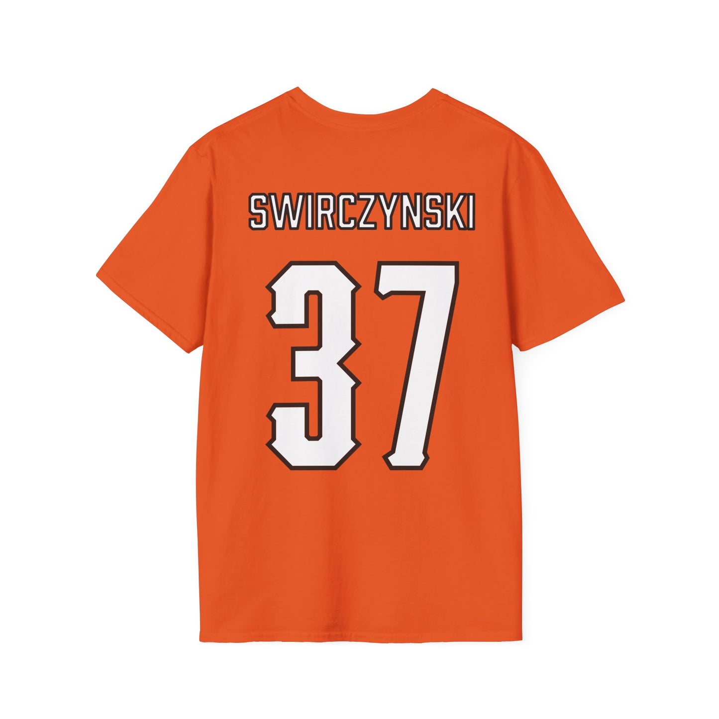 Seth Swirczynski #37 Orange Pokes T-Shirt