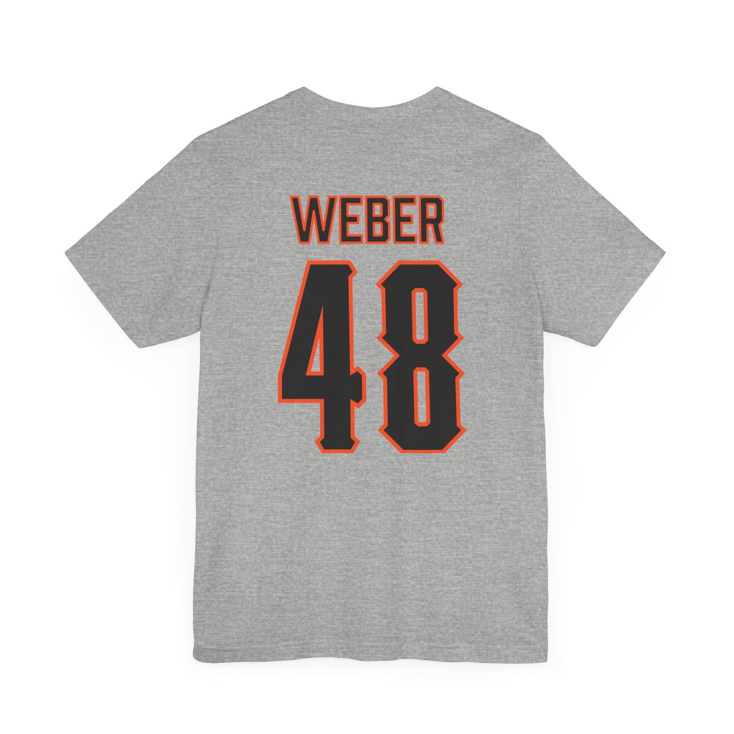 Aaron Weber #48 Cursive Cowboys T-Shirt