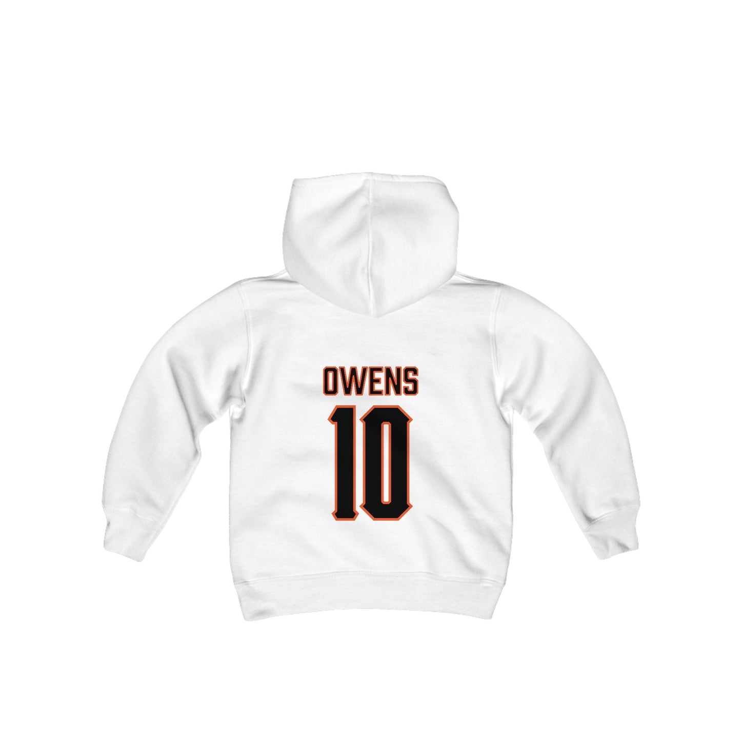 Youth Rashod Owens #10 Cursive Cowboys Hoodie