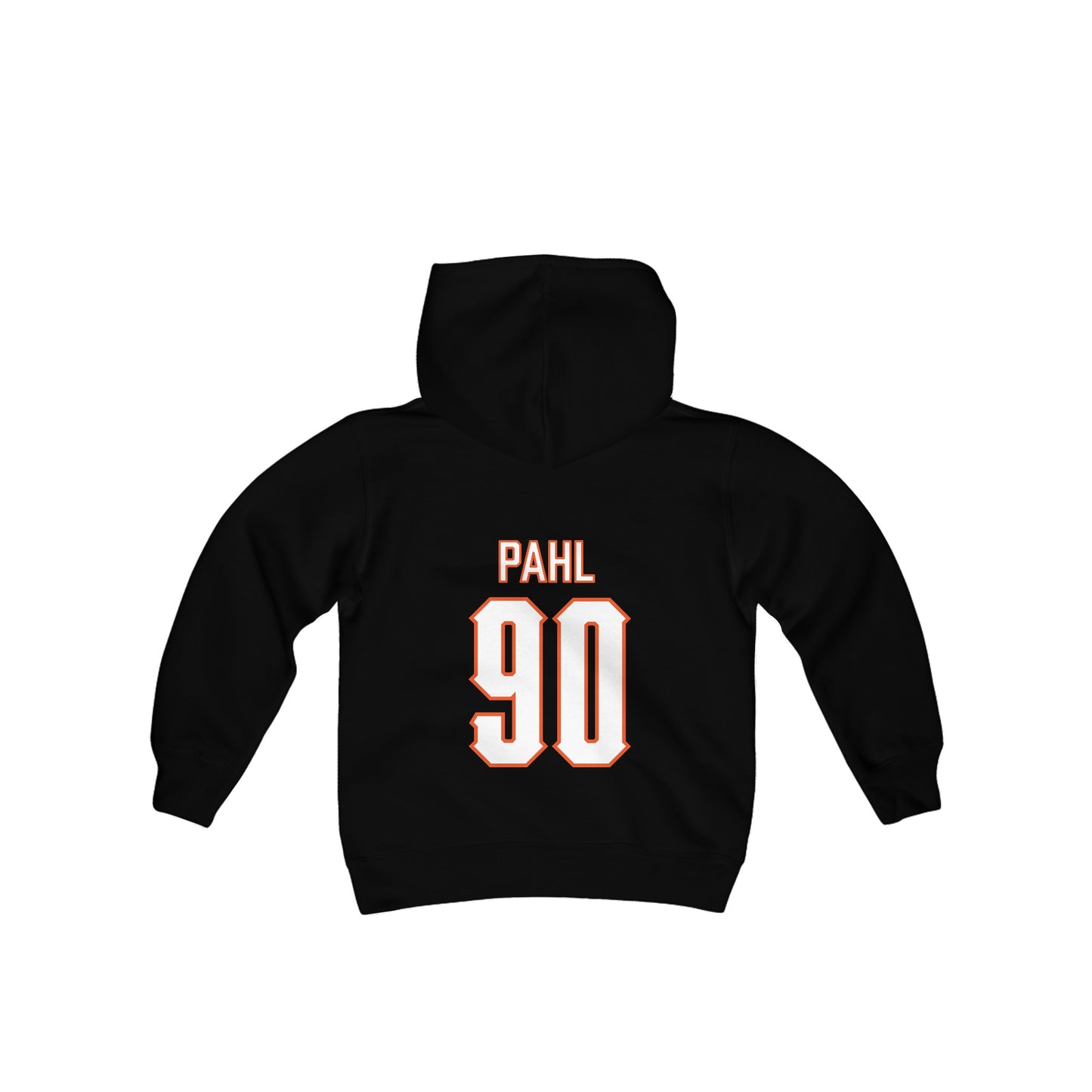 Youth Wes Pahl #90 Cursive Cowboys Hoodie