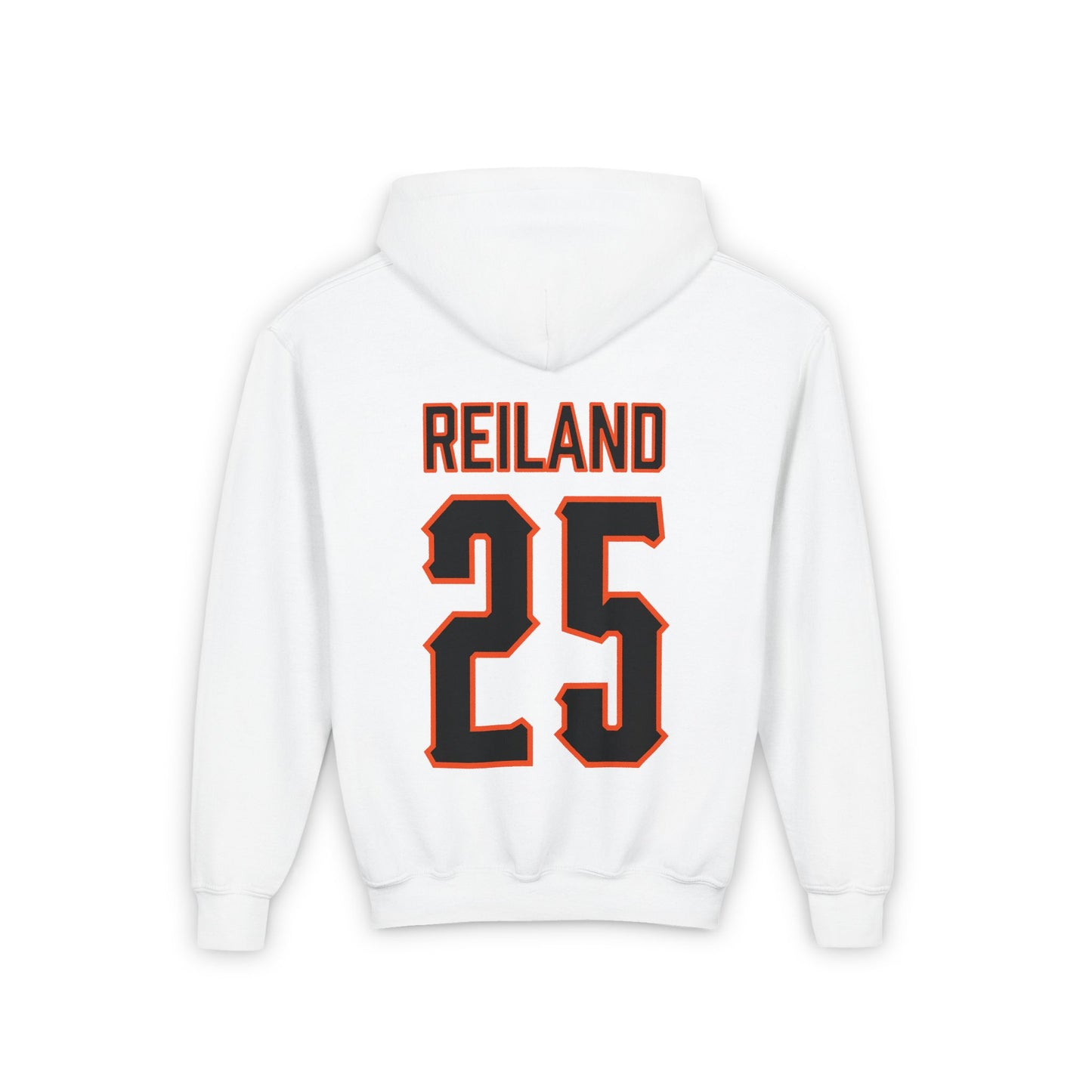 Youth Ben Reiland #25 Cursive Cowboys Hoodie