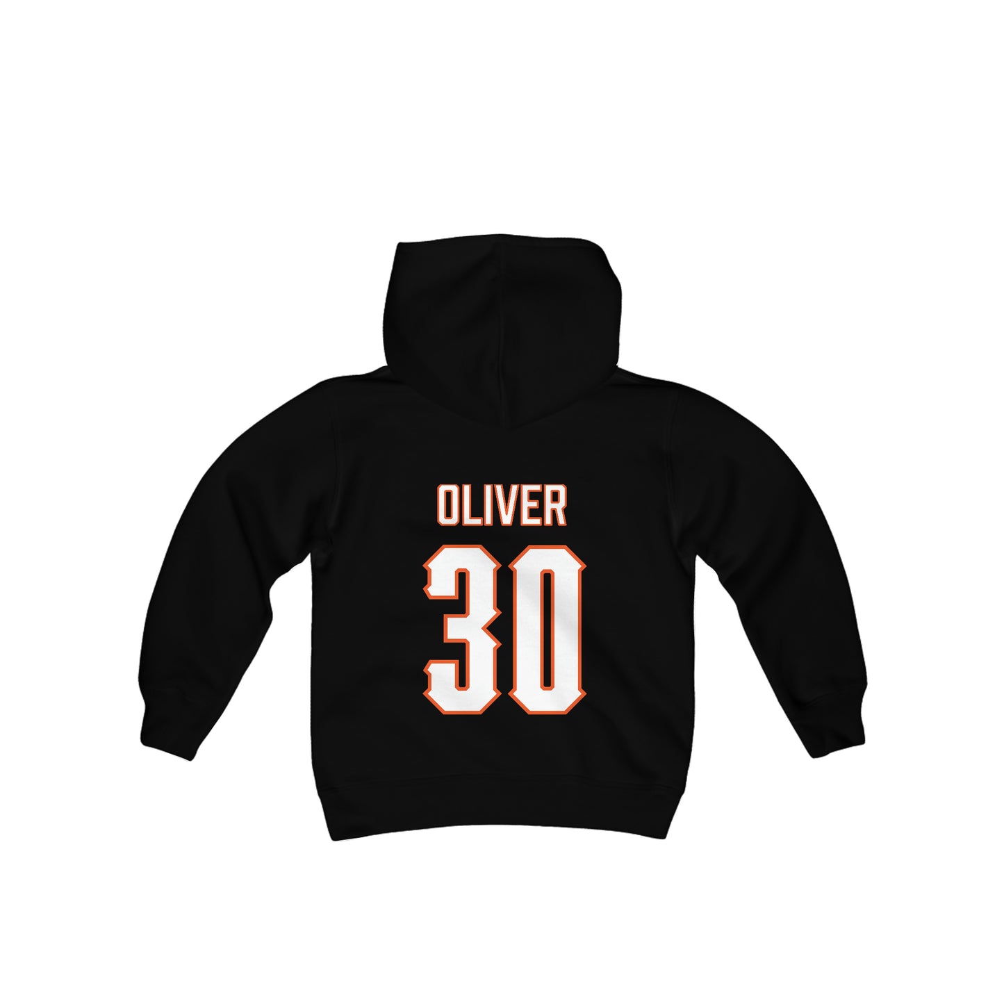 Collin Oliver #30 Cursive Cowboys Youth Hoodie