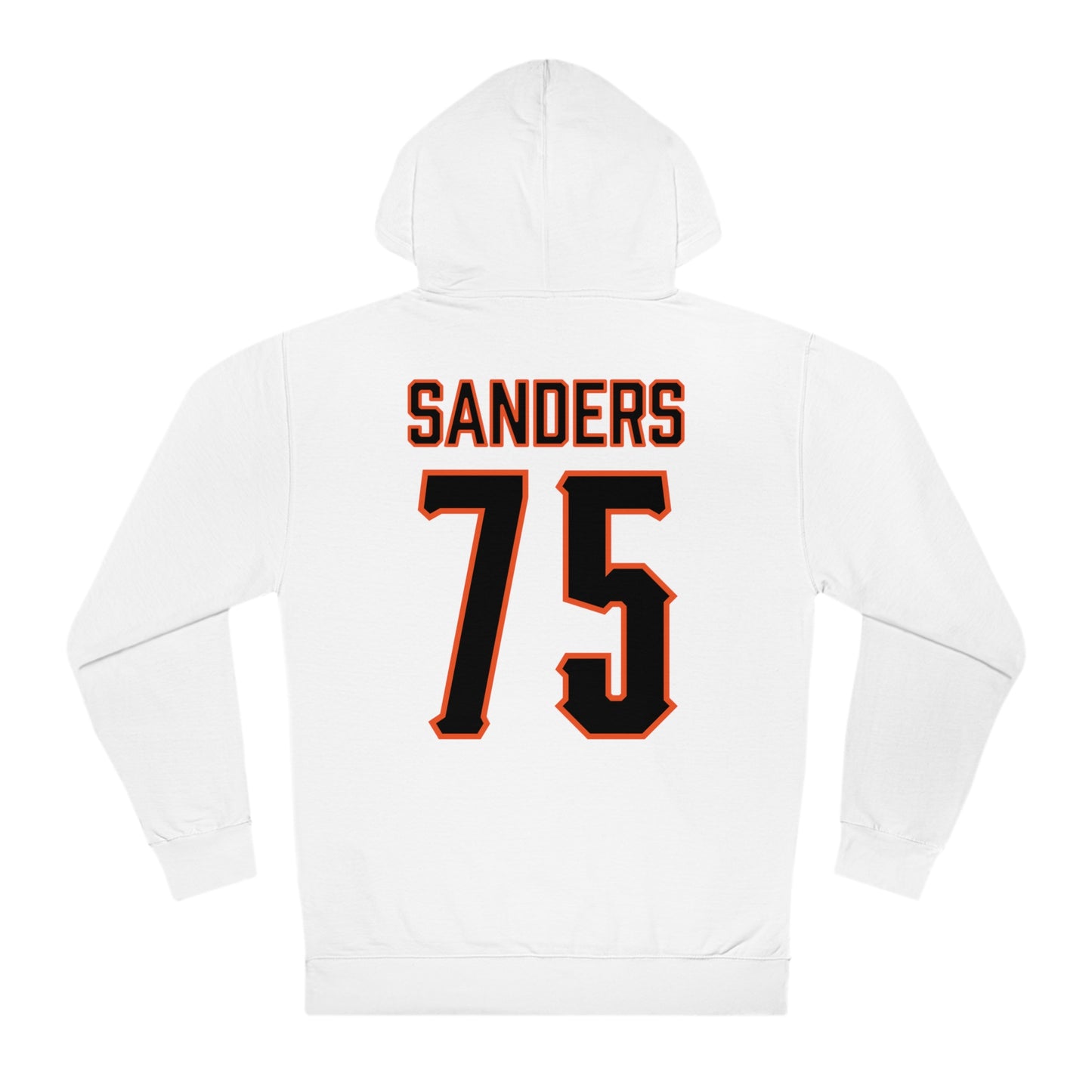 Jakobe Sanders #75 Cursive Cowboys Hoodie