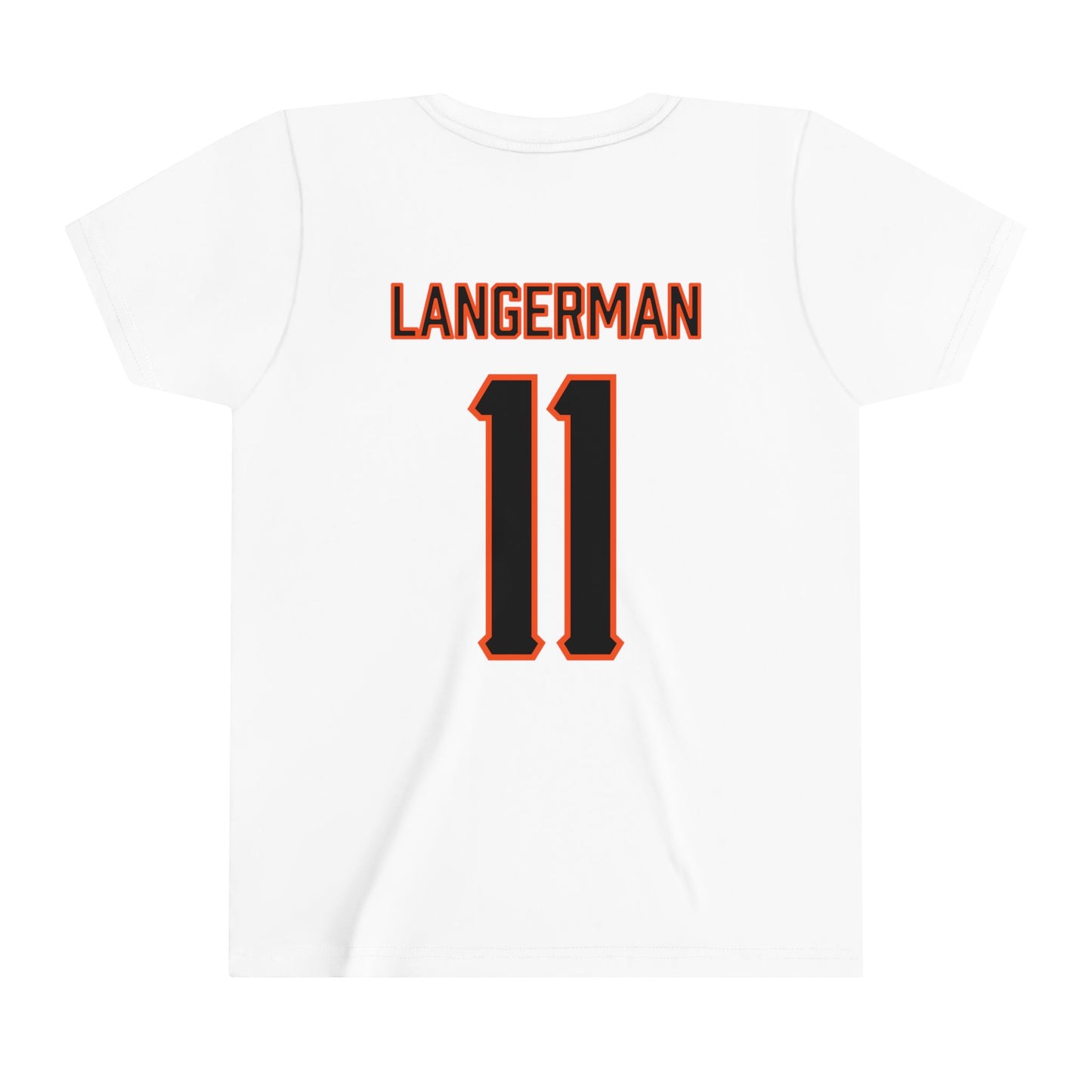 Youth Rylee Langerman #11 Cursive Cowgirls T-Shirt