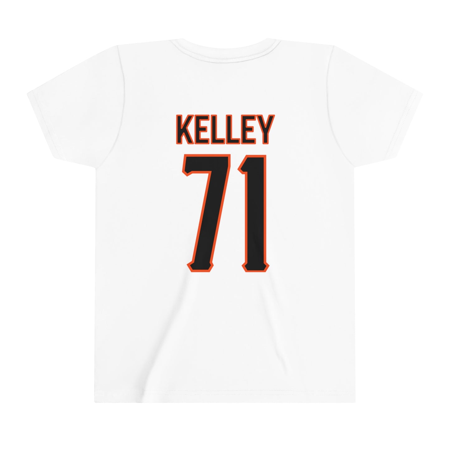 Youth Aden Kelley #71 Cursive Cowboys T-Shirt