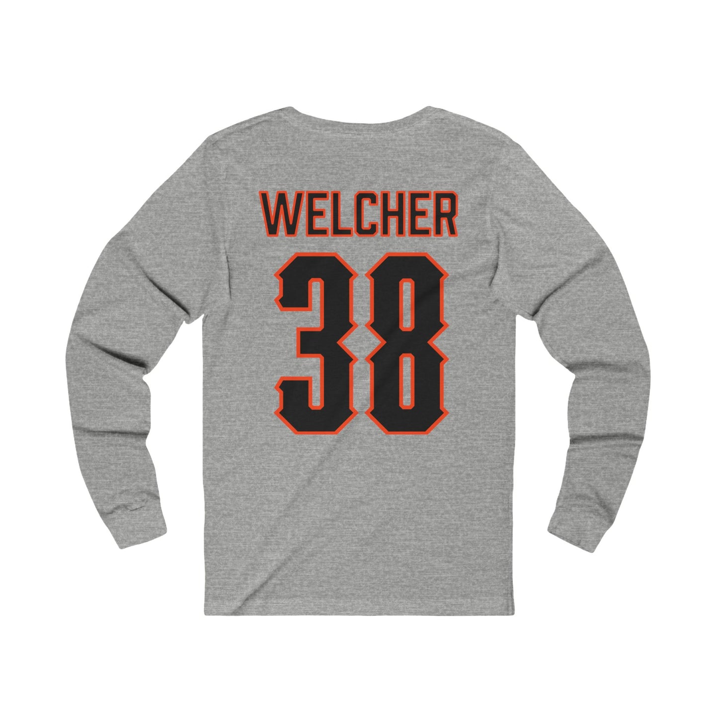 Kade Welcher #38 Cursive Cowboys Long Sleeve