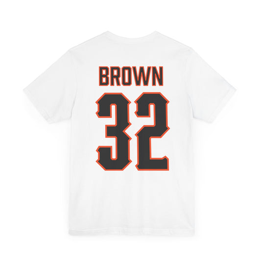 Gabe Brown #32 Cursive Cowboys T-Shirt