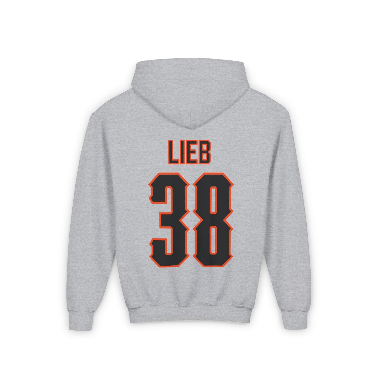 Youth Thomas Lieb #38 Cursive Cowboys Hoodie