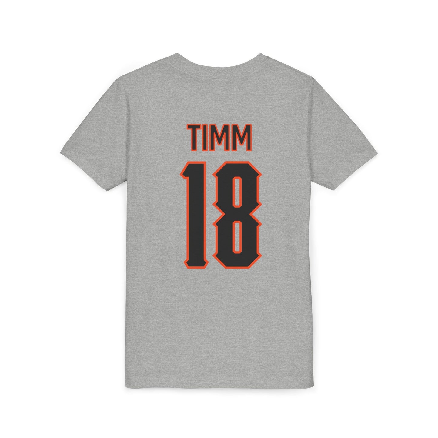 Youth Claire Timm #18 Cursive Cowgirls T-Shirt