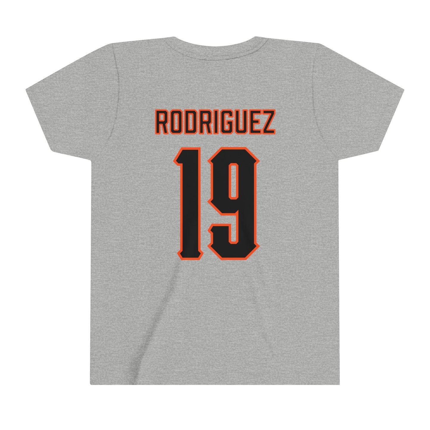 Youth Gabriel Rodriguez #19 Cursive Cowboys T-Shirt