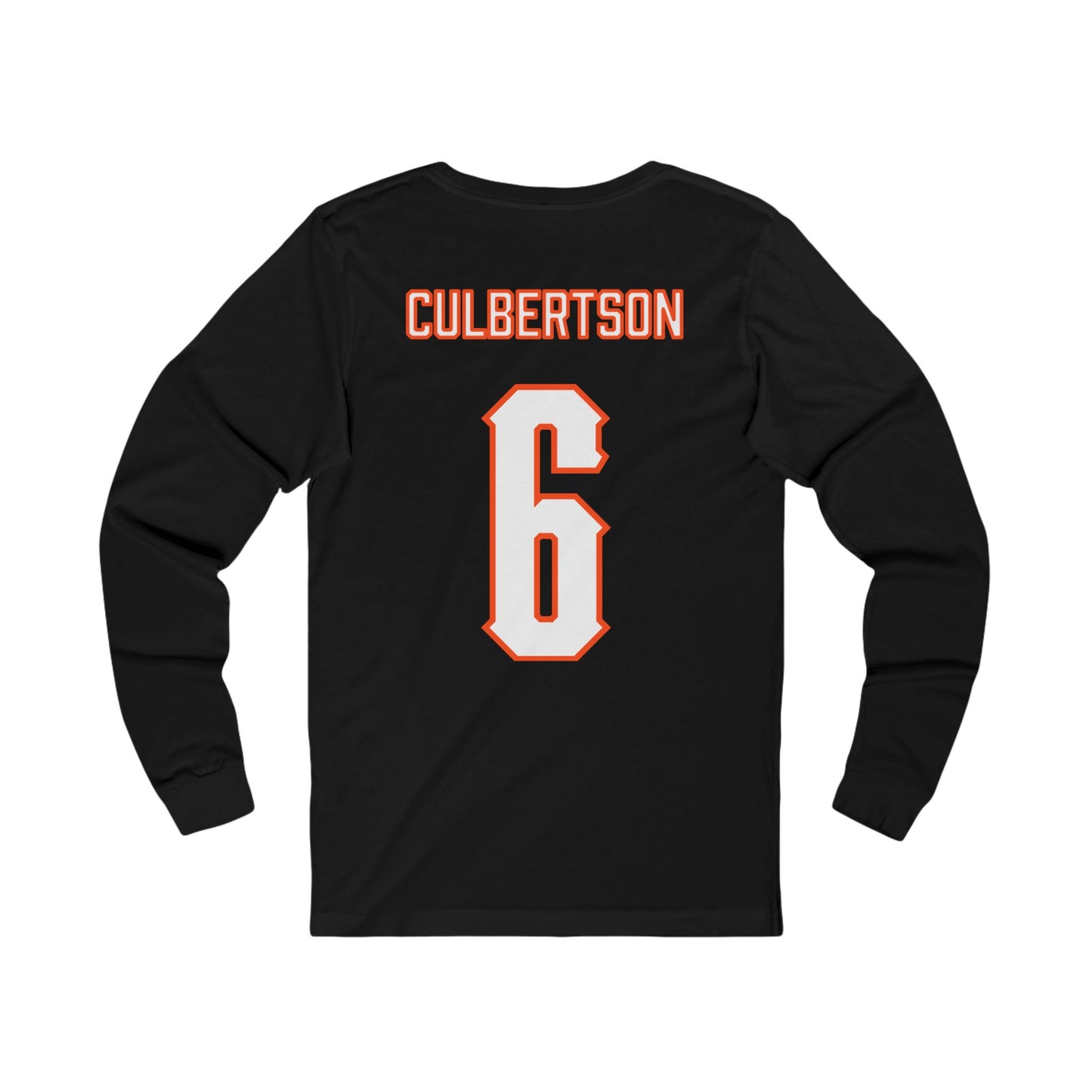 Drew Culbertson #6 Cursive Cowboys Long Sleeve