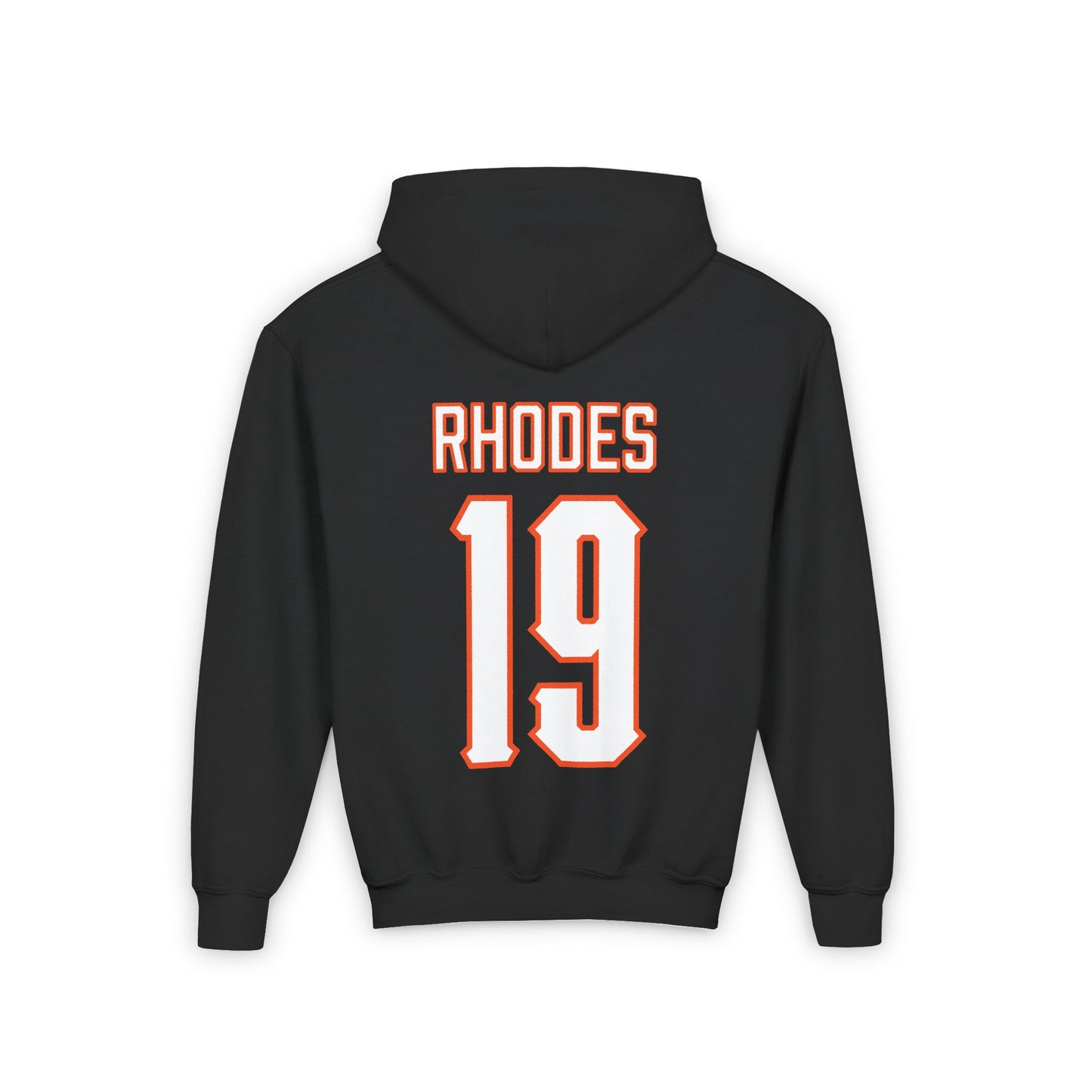 Youth Stormy Rhodes #19 Cursive Cowboys Hoodie