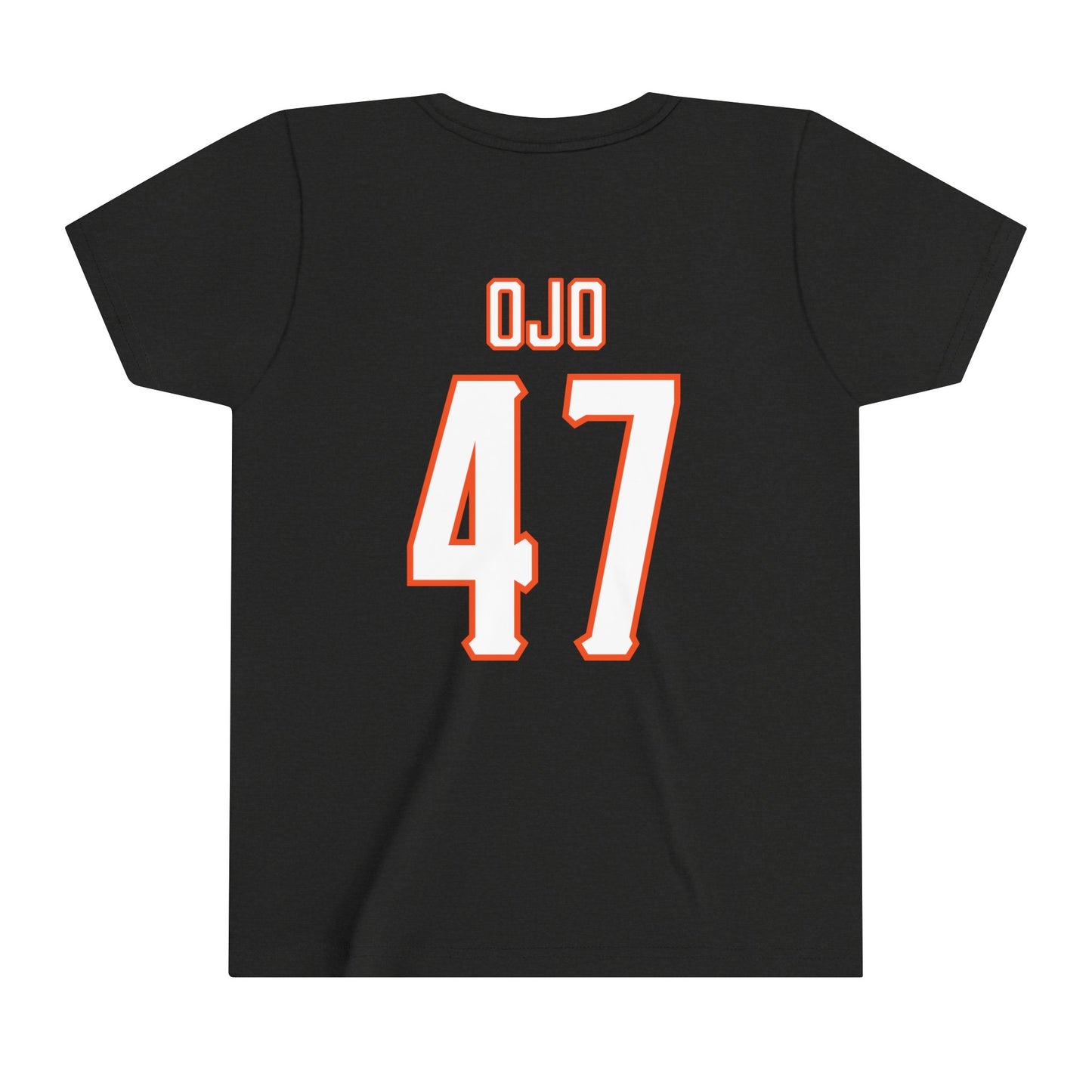 Youth Patrick Ojo #47 Cursive Cowboys T-Shirt