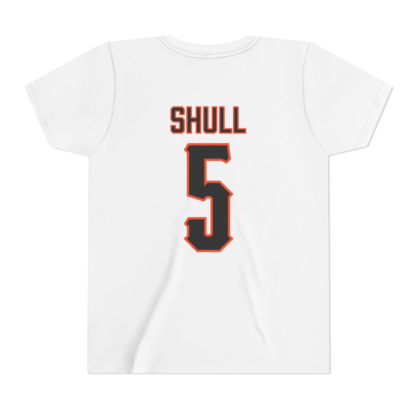 Youth Garrett Shull #5 Cursive Cowboys T-Shirt