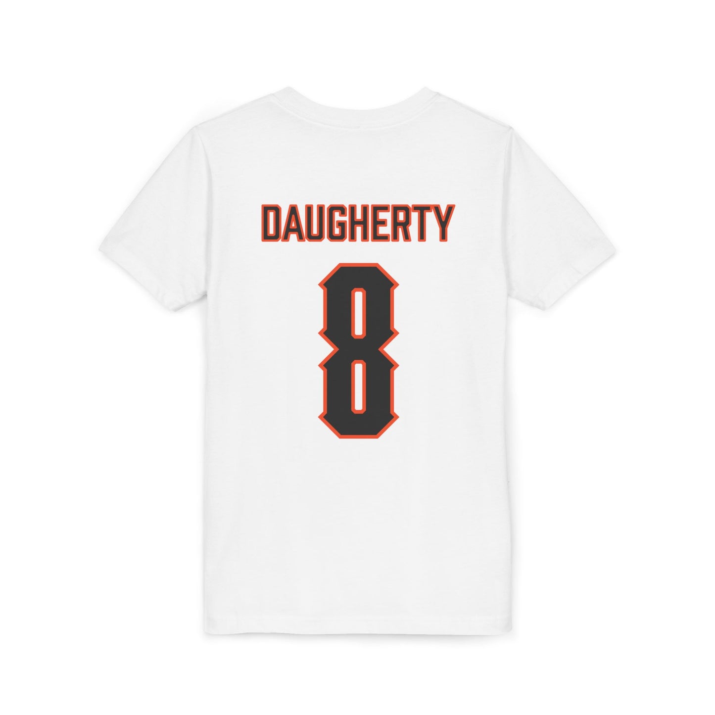 Youth Ian Daugherty #8 Cursive Cowboys T-Shirt