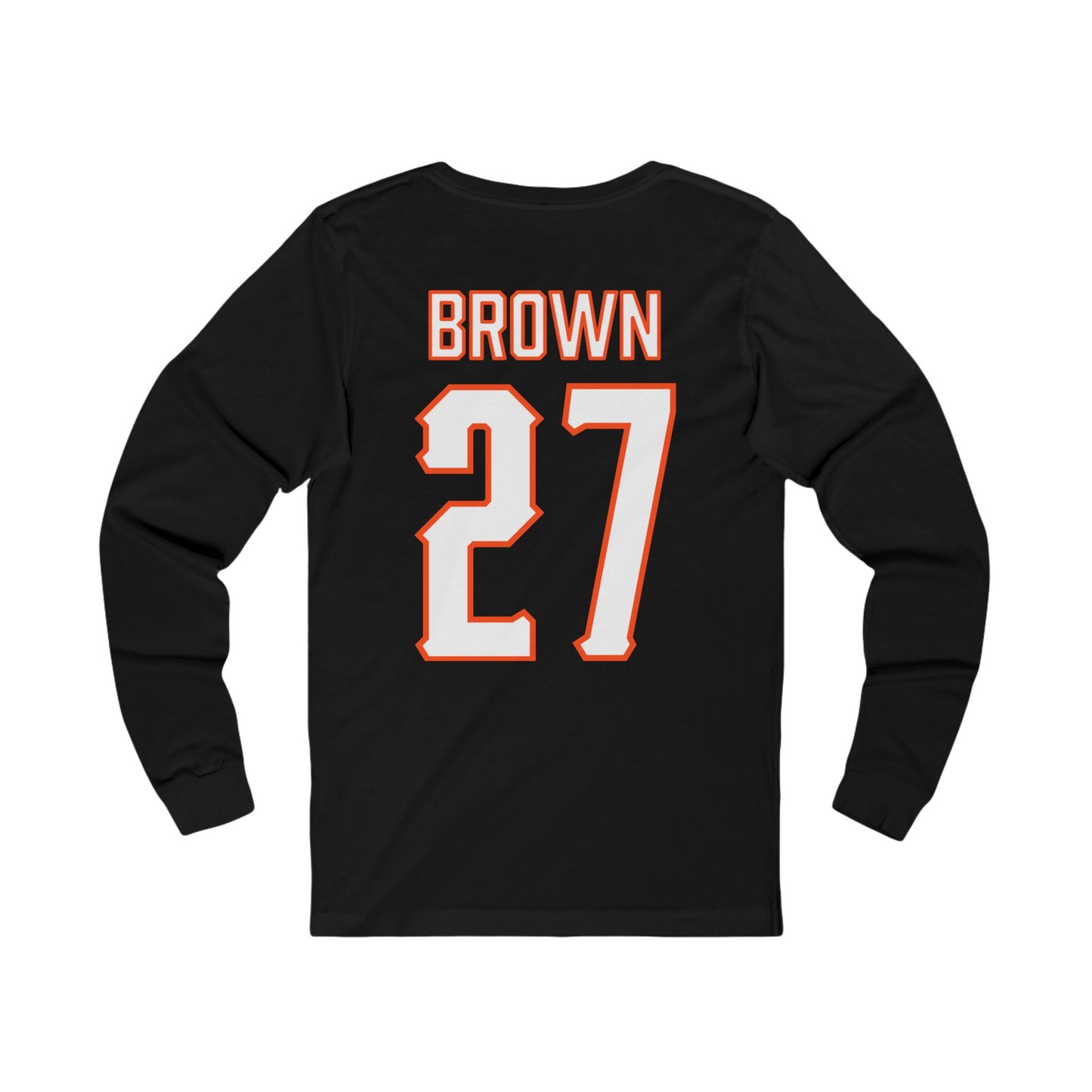 Matthew Brown #27 Cursive Cowboys Long Sleeve