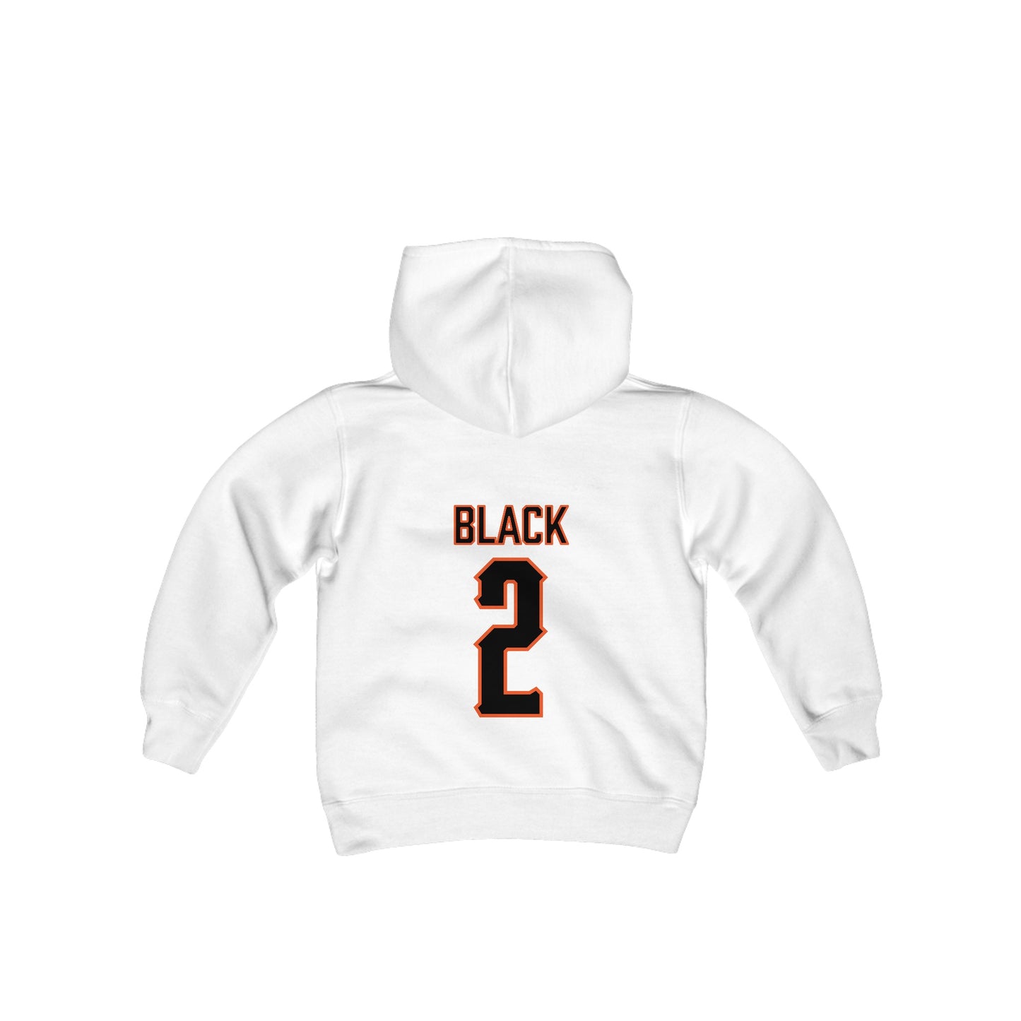 Youth Korie Black #2 Cursive Cowboys Hoodie