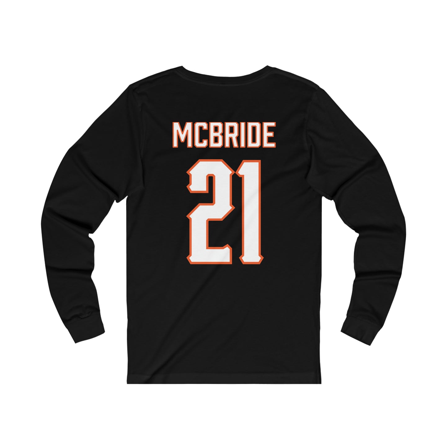 Justin McBride #21 Cursive Cowboys Long Sleeve T-Shirt
