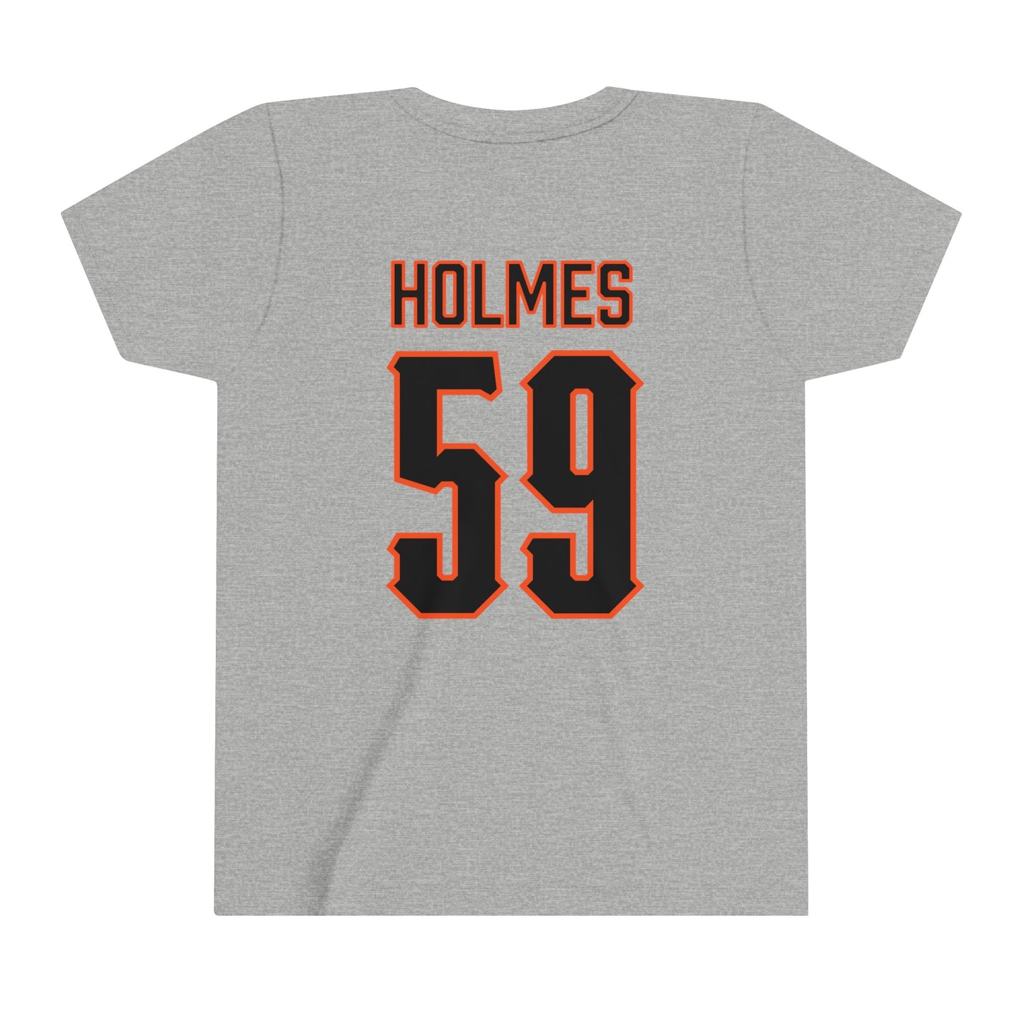 Youth Wyatt Holmes #59 Cursive Cowboys T-Shirt