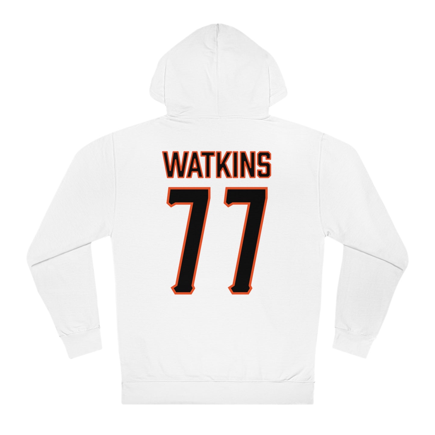 Hunter Watkins #77 Cursive Cowboys Hoodie