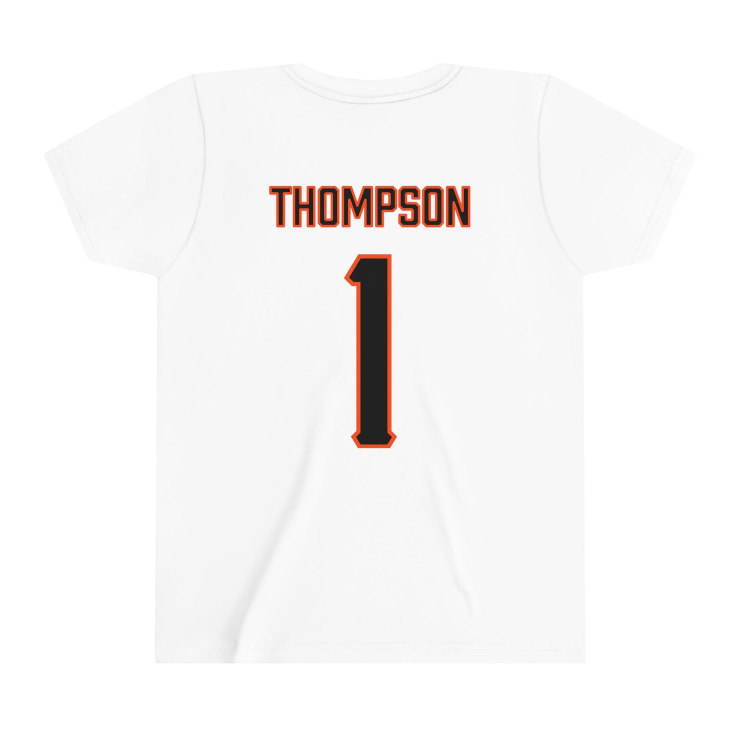 Youth Bryce Thompson #1 Cursive Cowboys T-Shirt