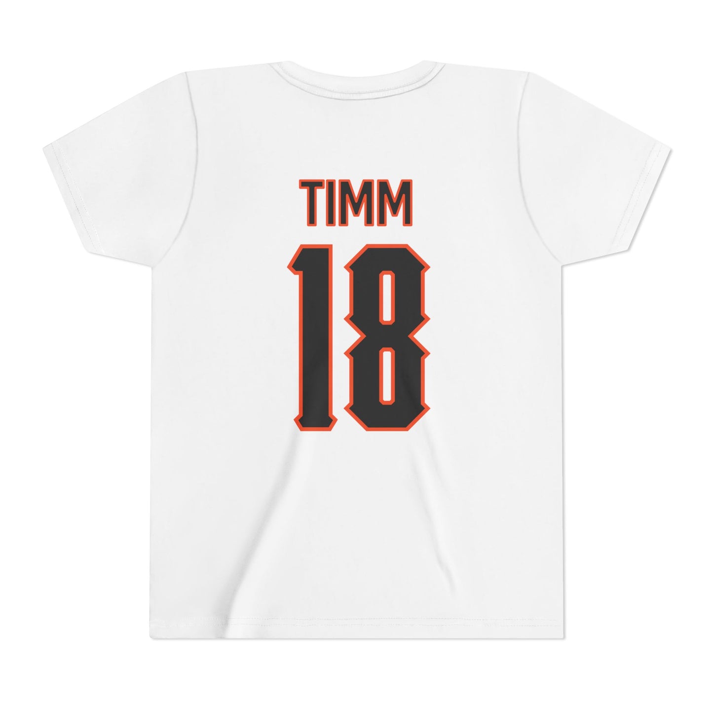 Youth Claire Timm #18 Cursive Cowgirls T-Shirt