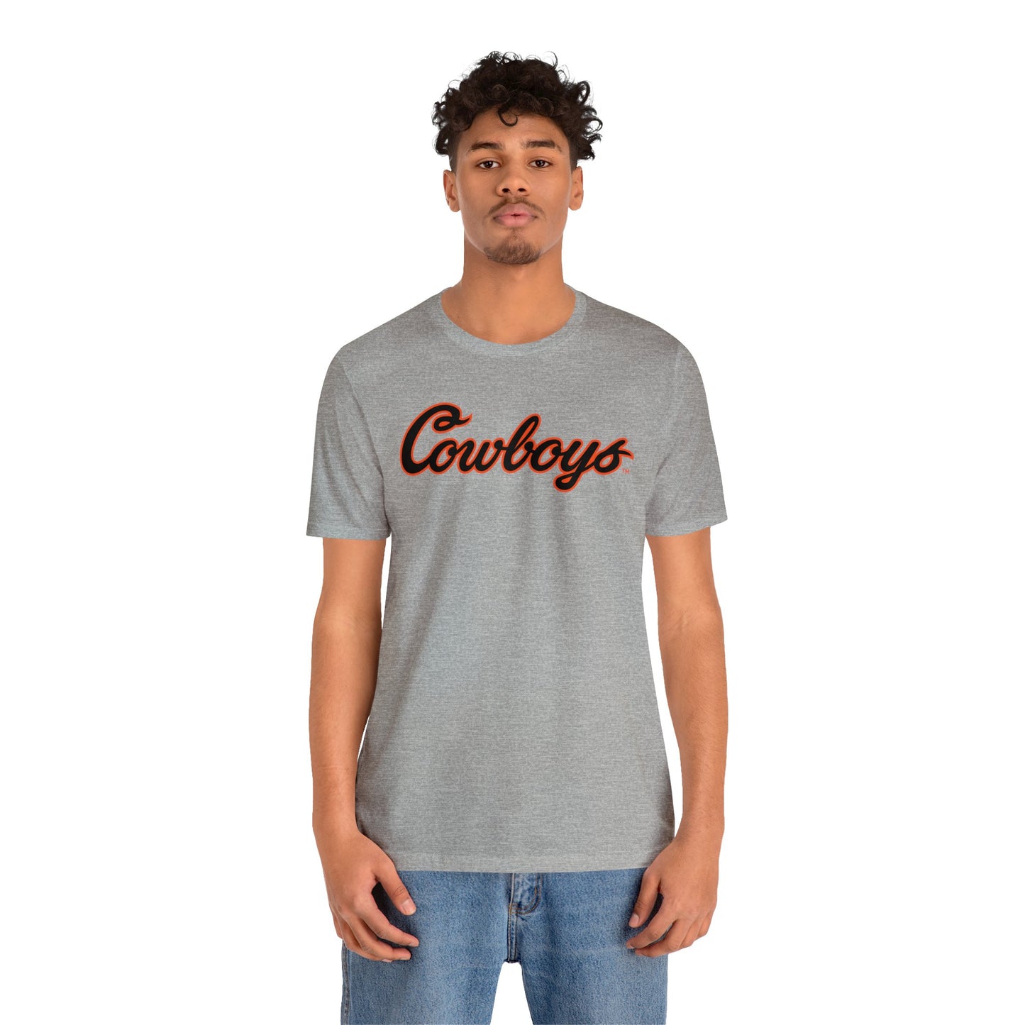 Noah Mckinney #77 Cursive Cowboys T-Shirt