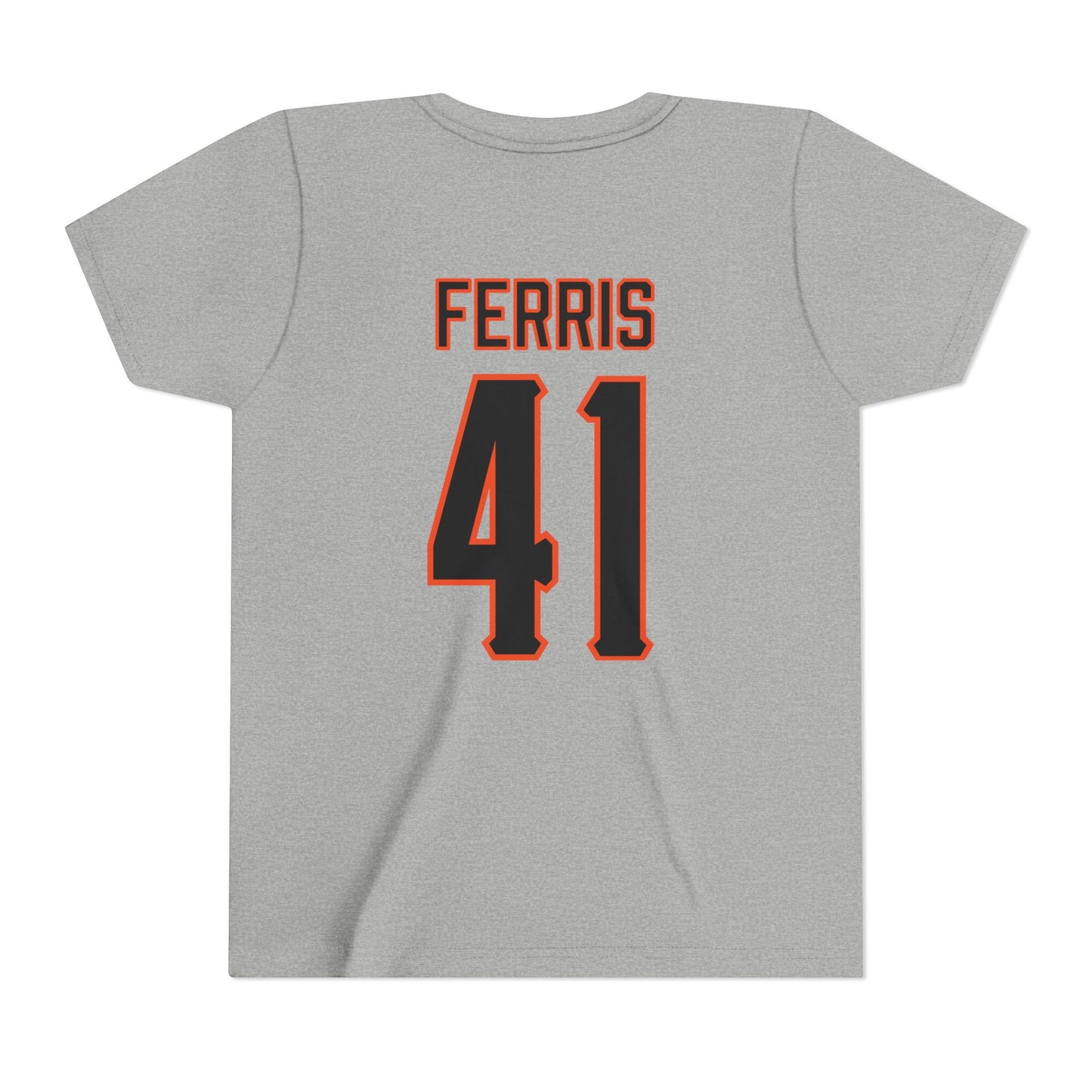 Youth Kash Ferris #41 Cursive Cowboys T-Shirt