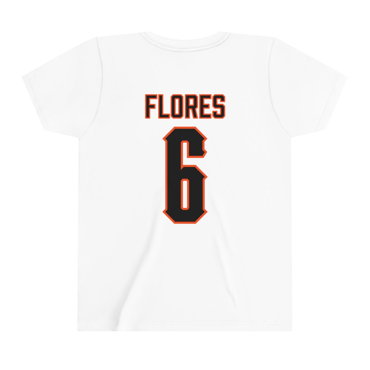 Youth Zane Flores #6 Cursive Cowboys T-Shirt