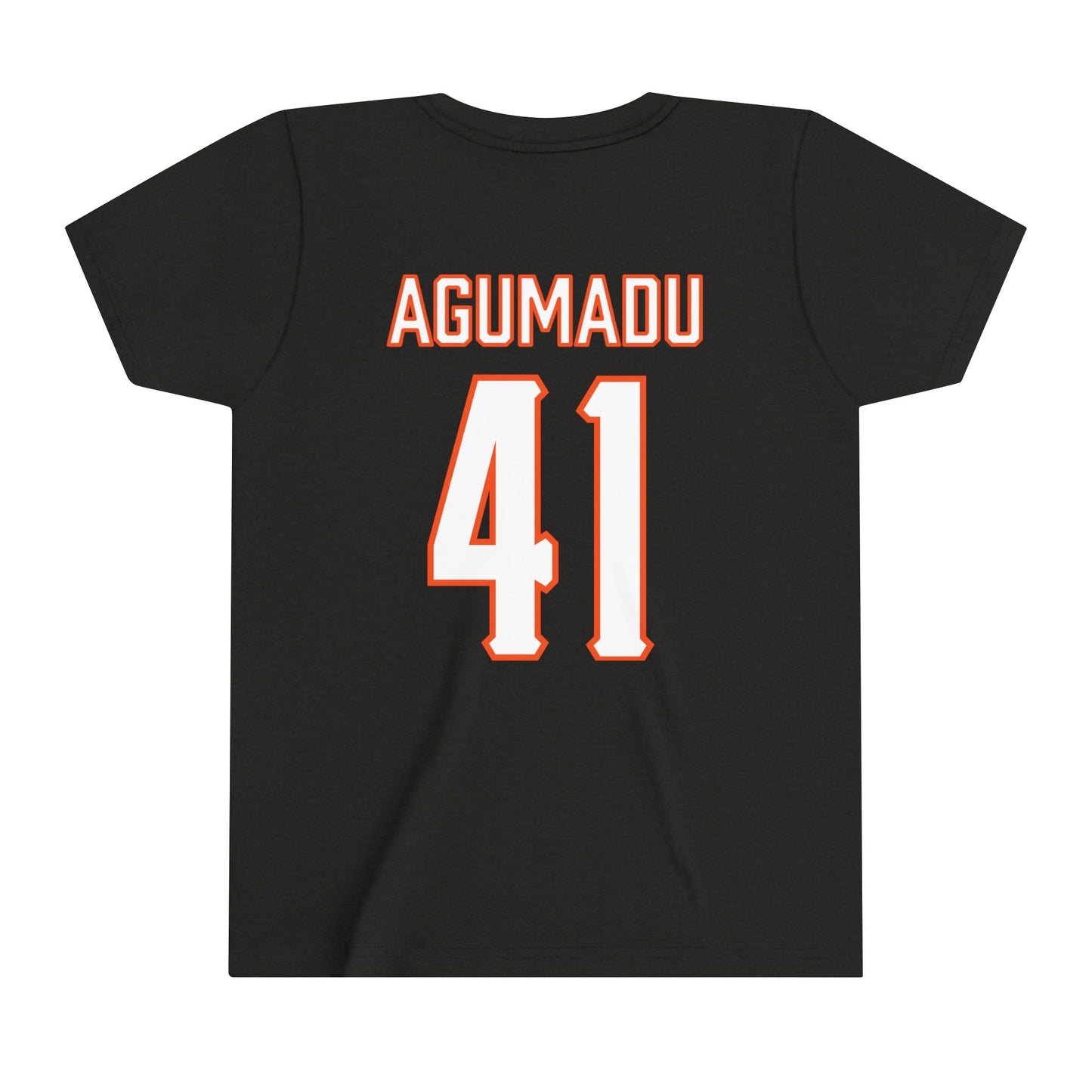 Youth Jonathan Agumadu #41 Cursive Cowboys T-Shirt