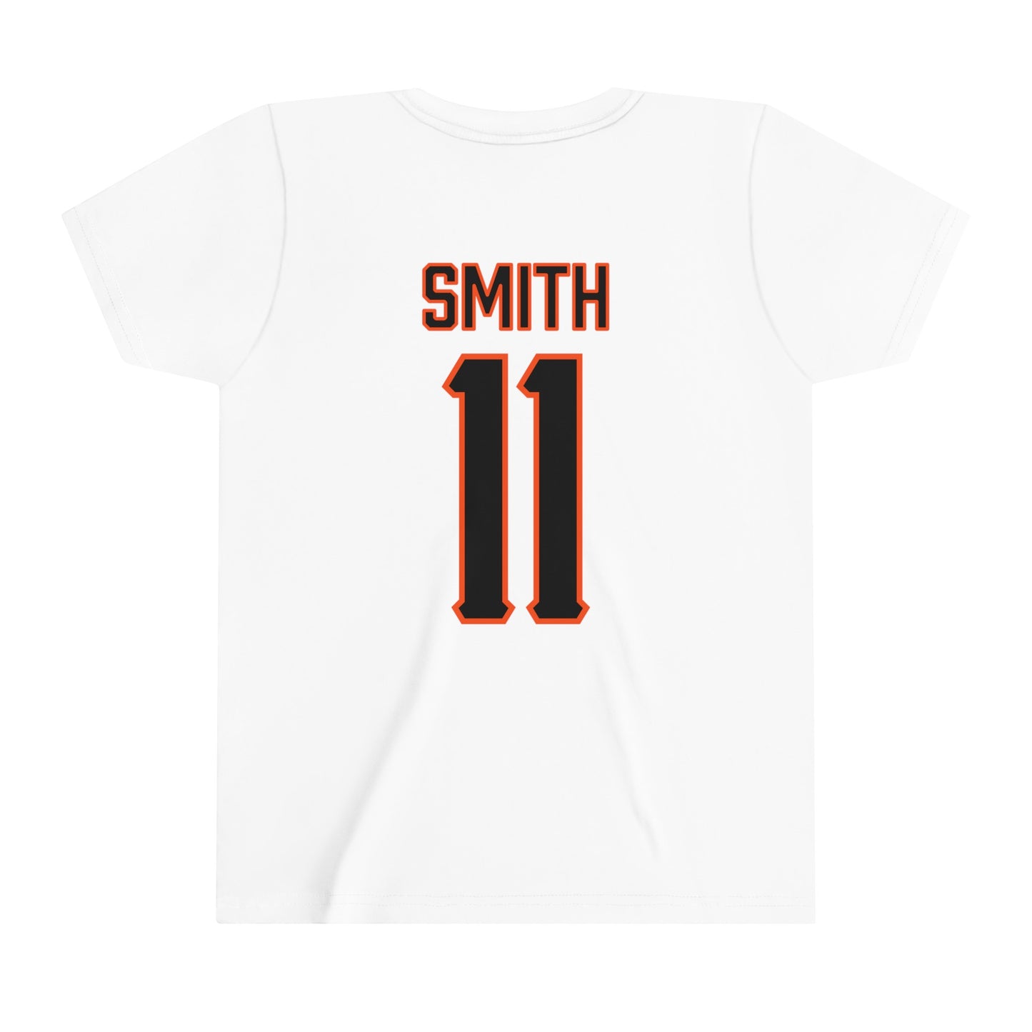 Youth Dylan Smith #11 Cursive Cowboys T-Shirt