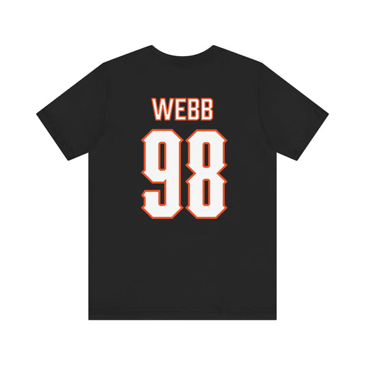 Luke Webb #98 Cursive Cowboys T-Shirt