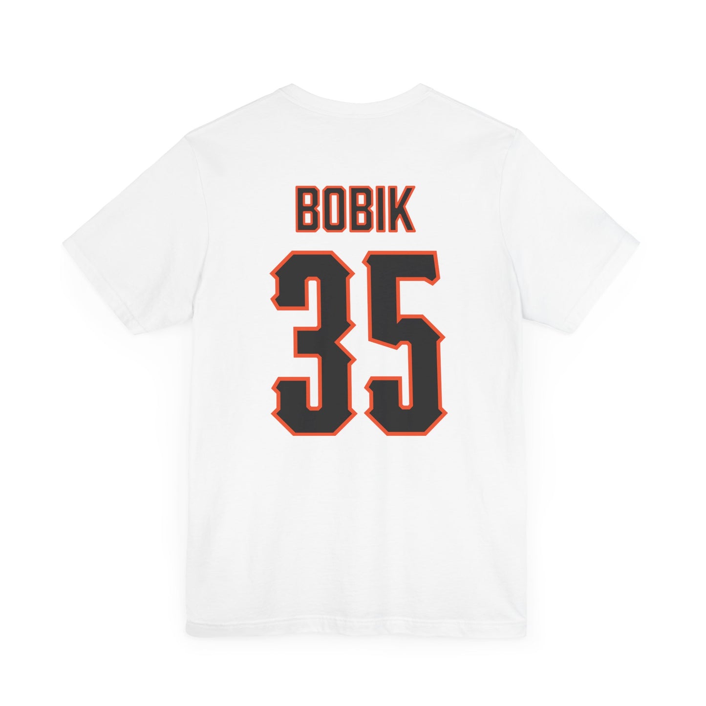 Jaxton Bobik #35 Cursive Cowboys T-Shirt