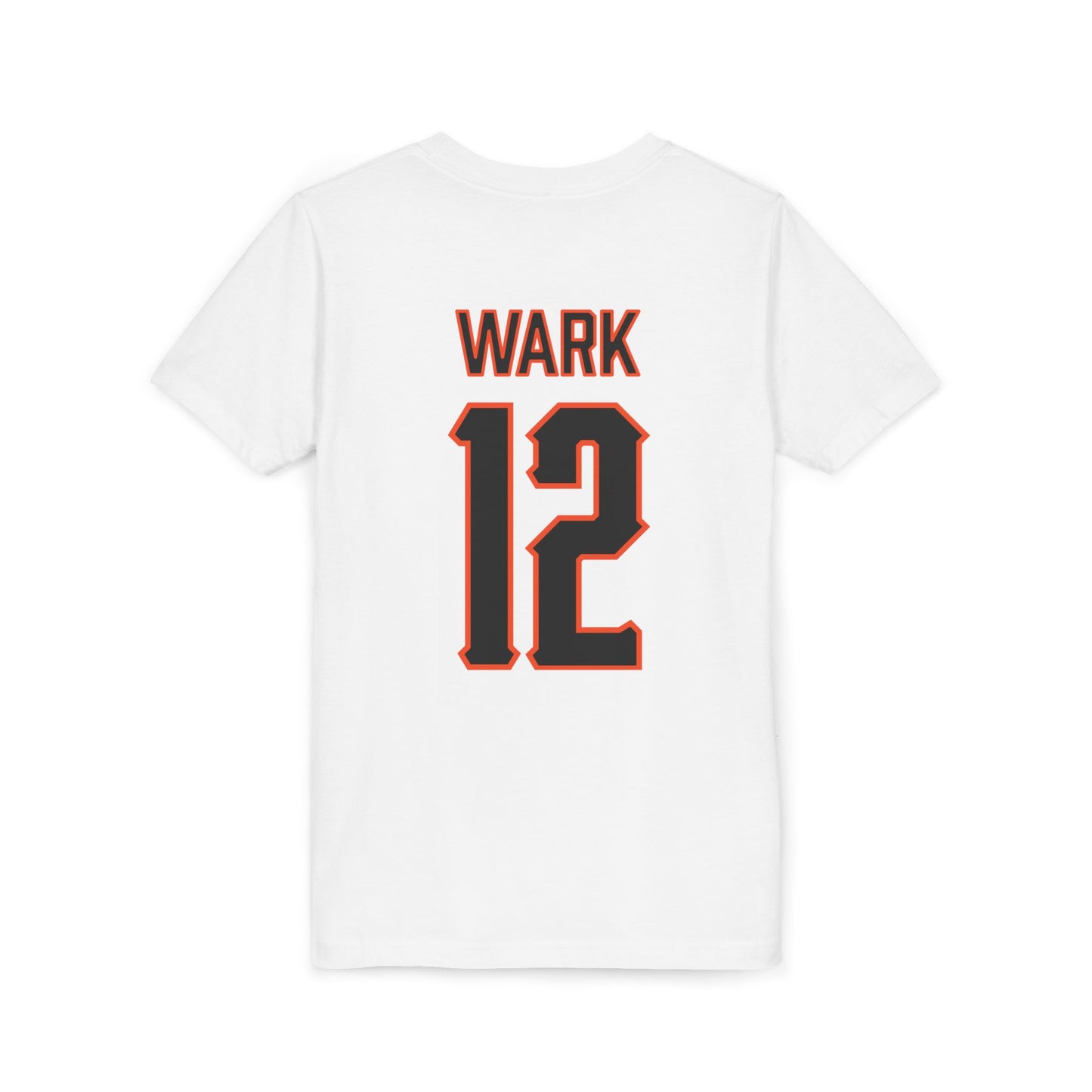 Youth Micaela Wark #12 Cursive Cowgirls T-Shirt