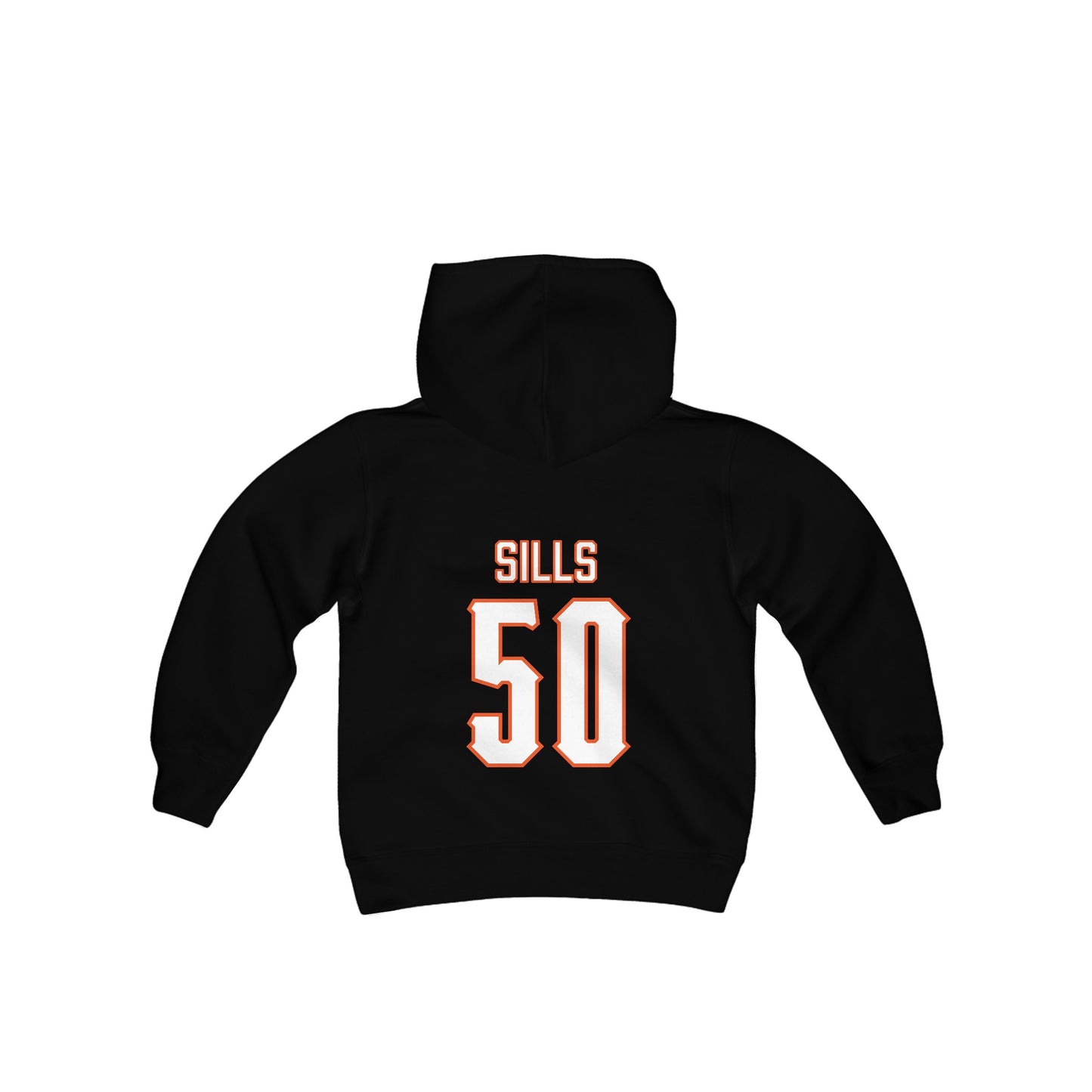 Youth Wiley Sills #50 Cursive Cowboys Hoodie