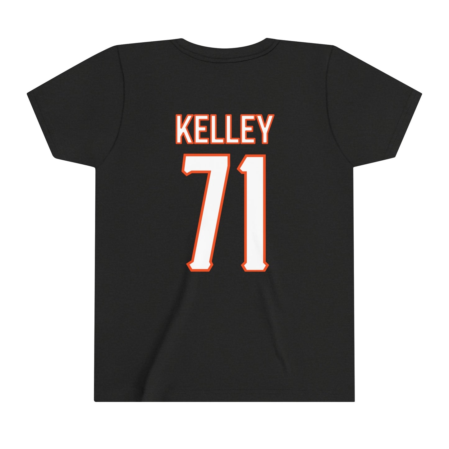 Youth Aden Kelley #71 Cursive Cowboys T-Shirt