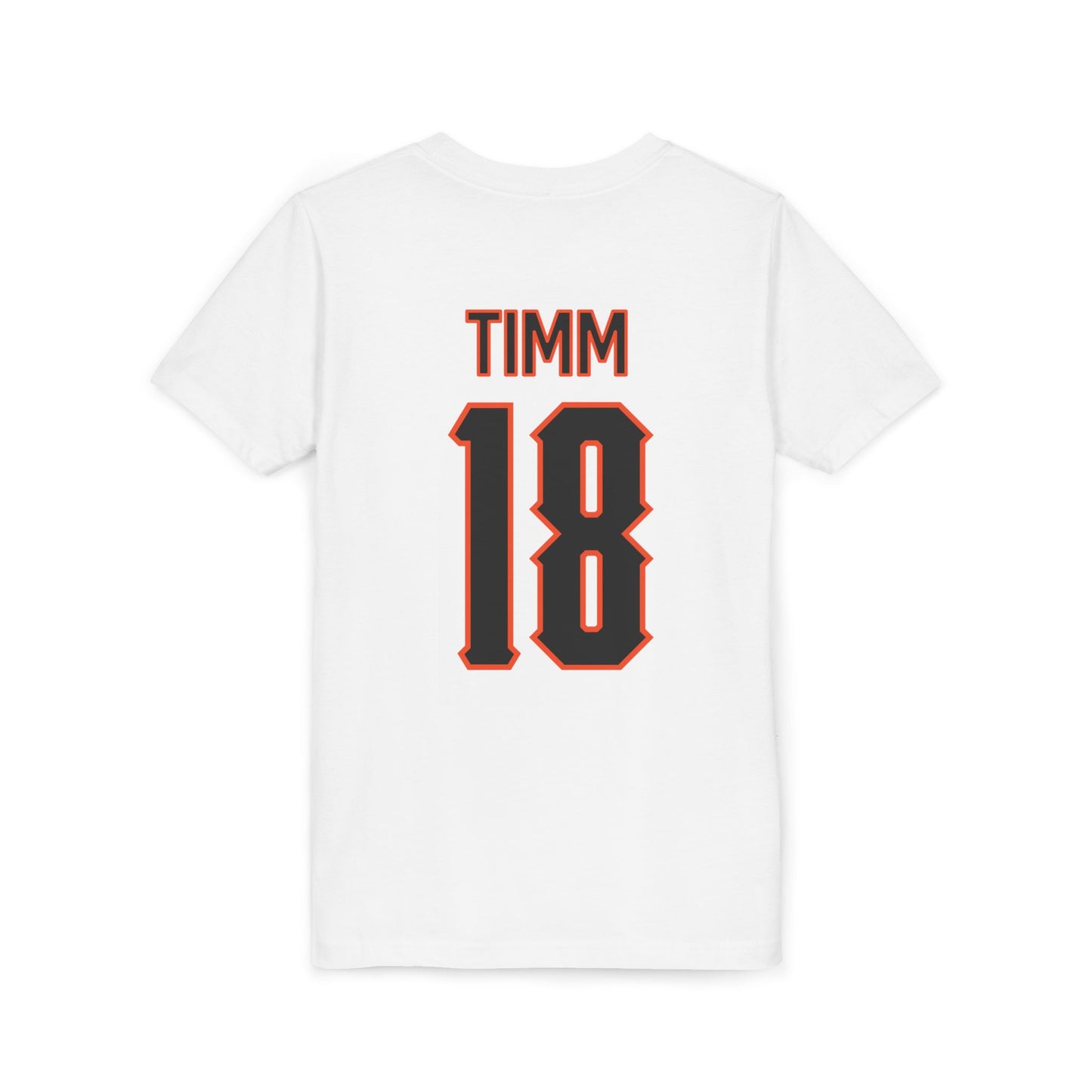 Youth Claire Timm #18 Cursive Cowgirls T-Shirt