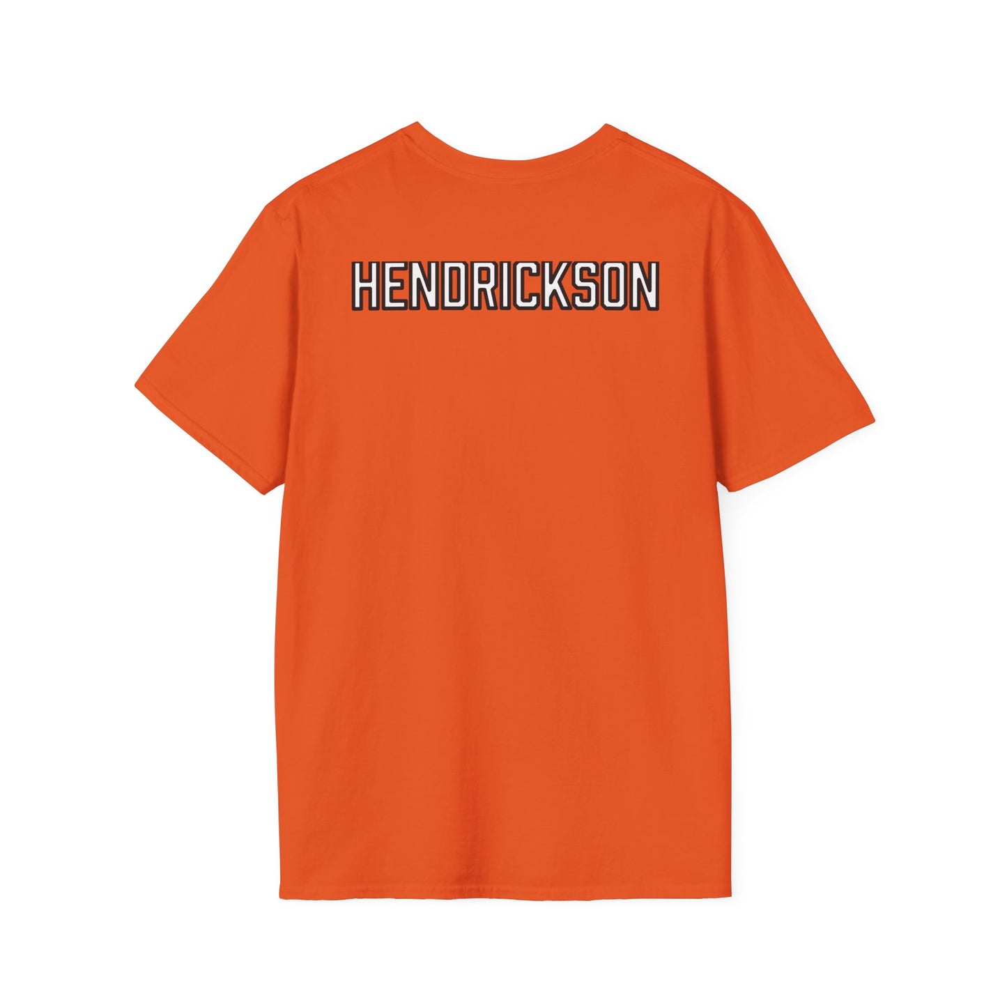 Wyatt Hendrickson Orange Cursive Cowboys T-Shirt