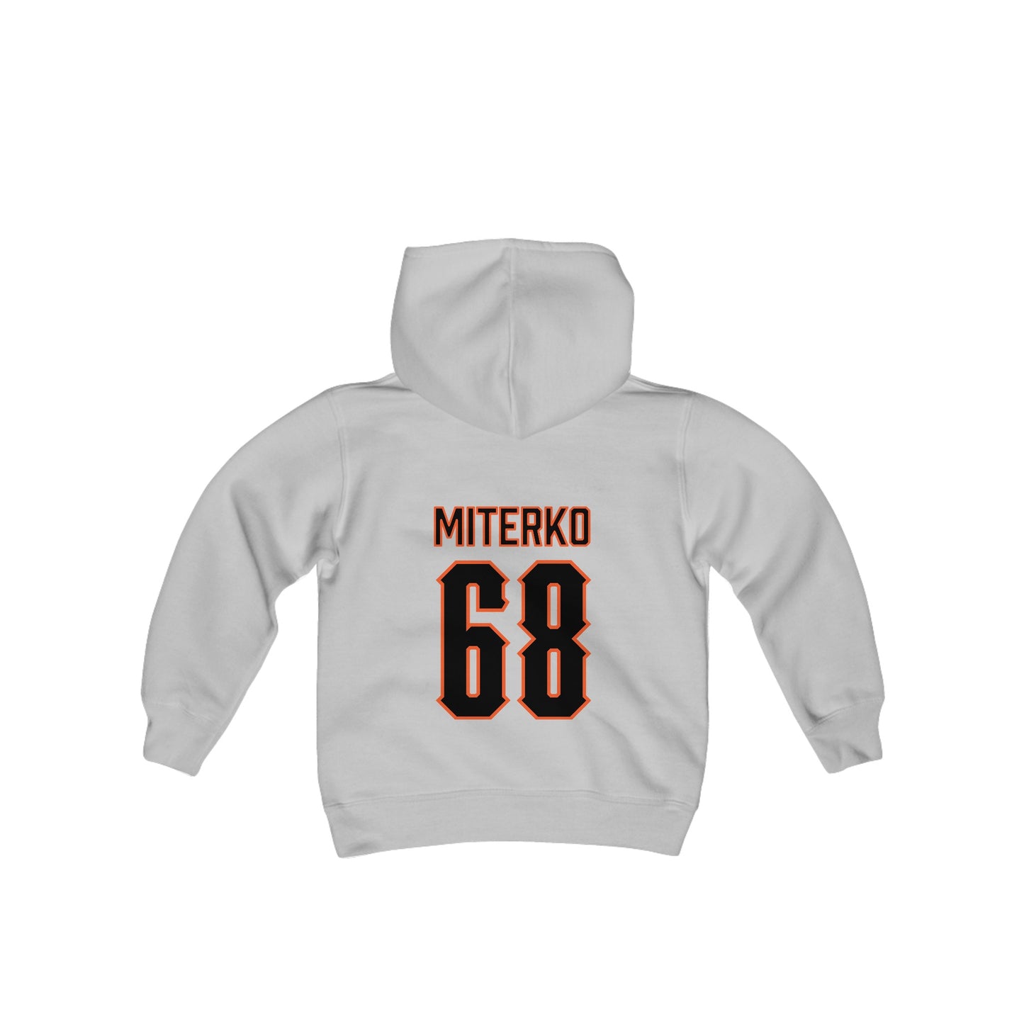 Youth Taylor Miterko #68 Cursive Cowboys Hoodie