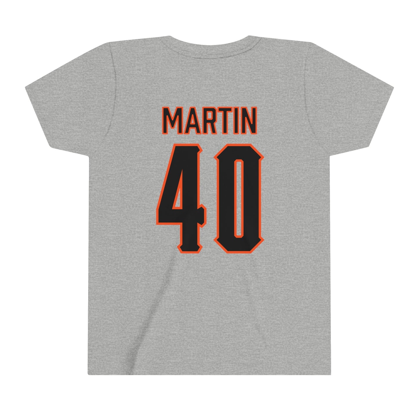 Youth Garrick Martin #40 Cursive Cowboys T-Shirt