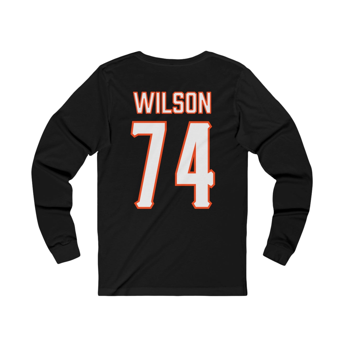 Preston Wilson #74 Cursive Cowboys Long Sleeve