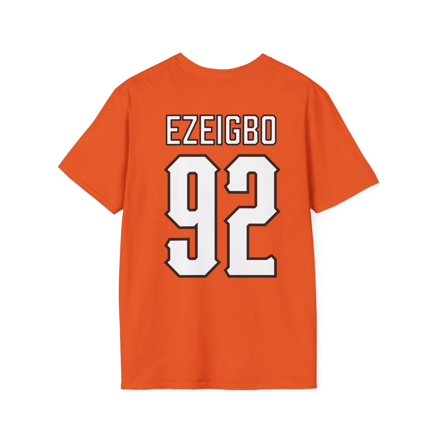 Obi Ezeigbo #92 Orange Pokes T-Shirt