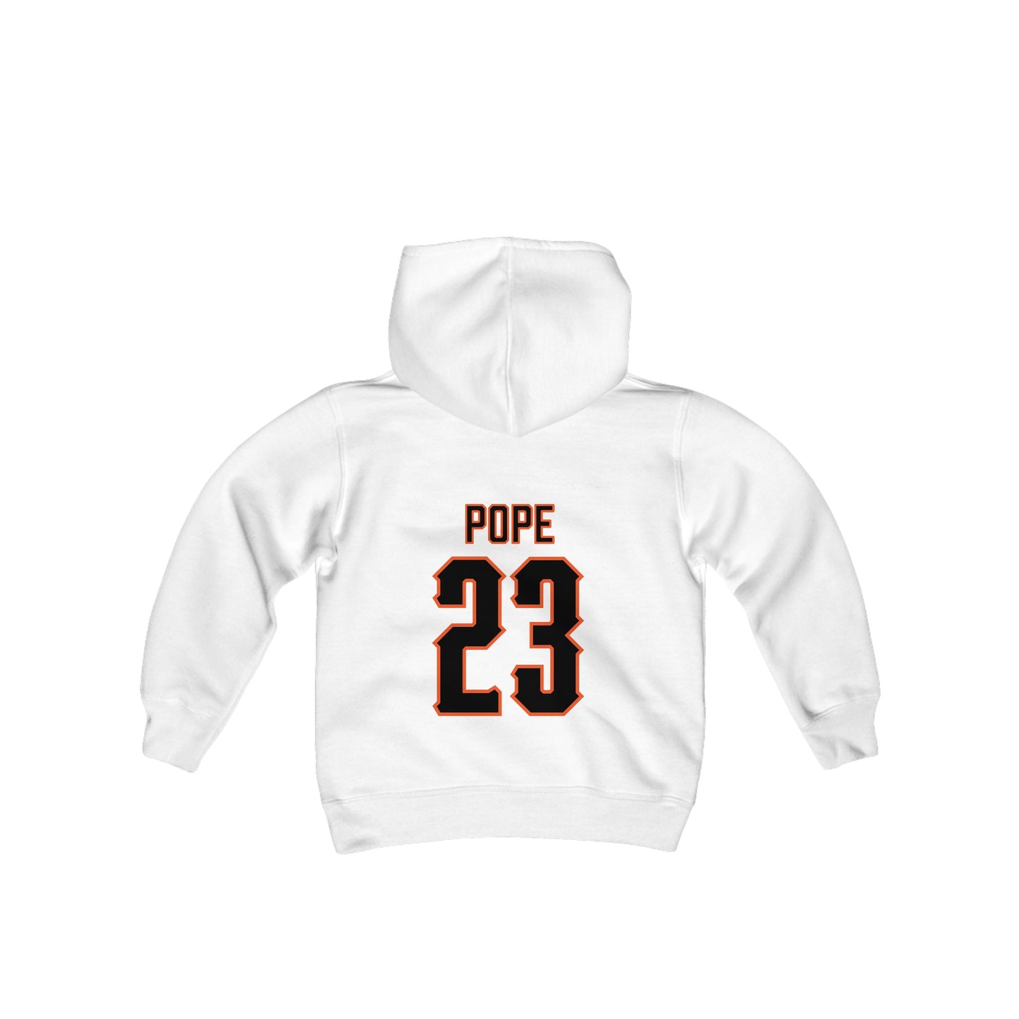 Youth Jalen Pope #23 Cursive Cowboys Hoodie