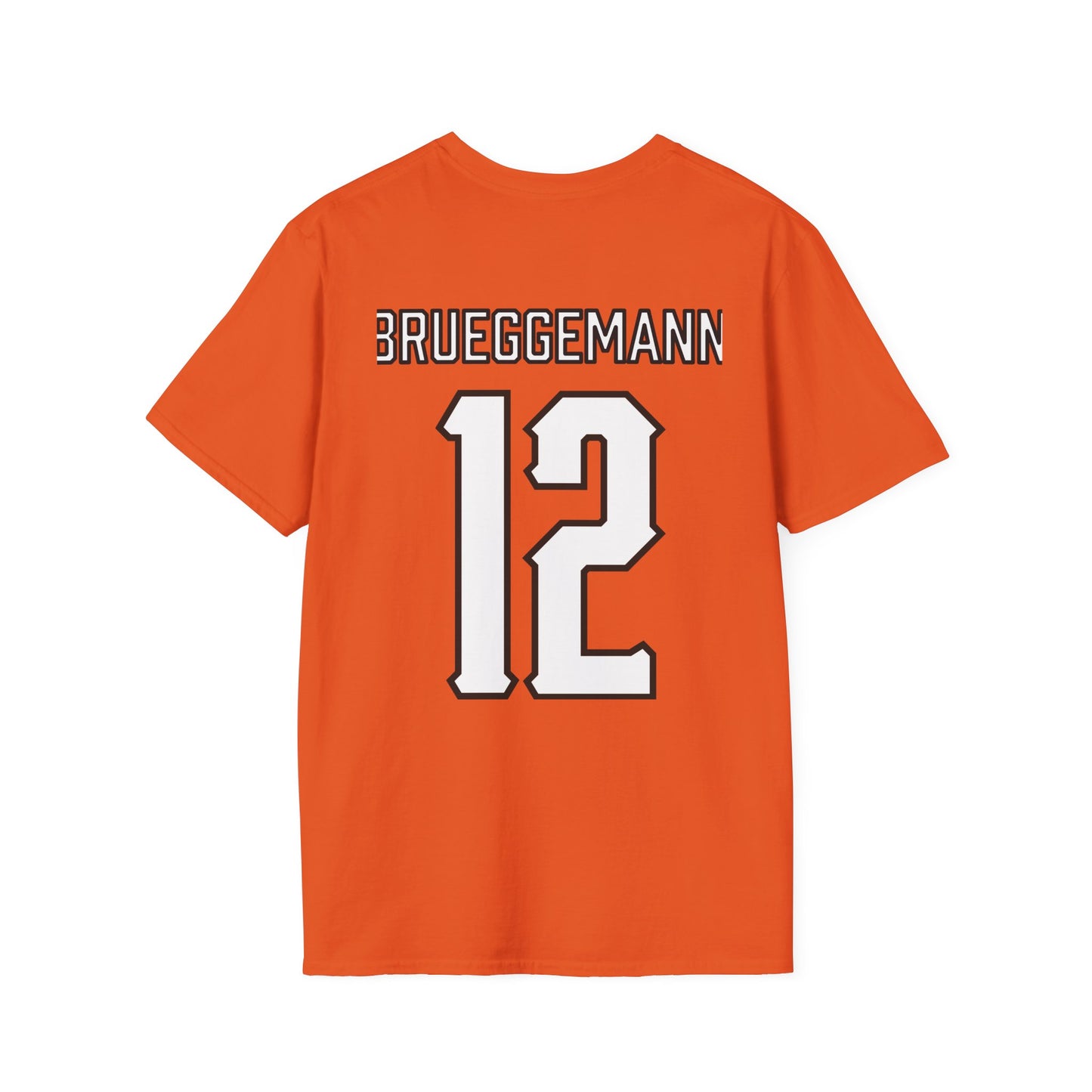 Colin Brueggemann #12 Orange Pokes T-Shirt