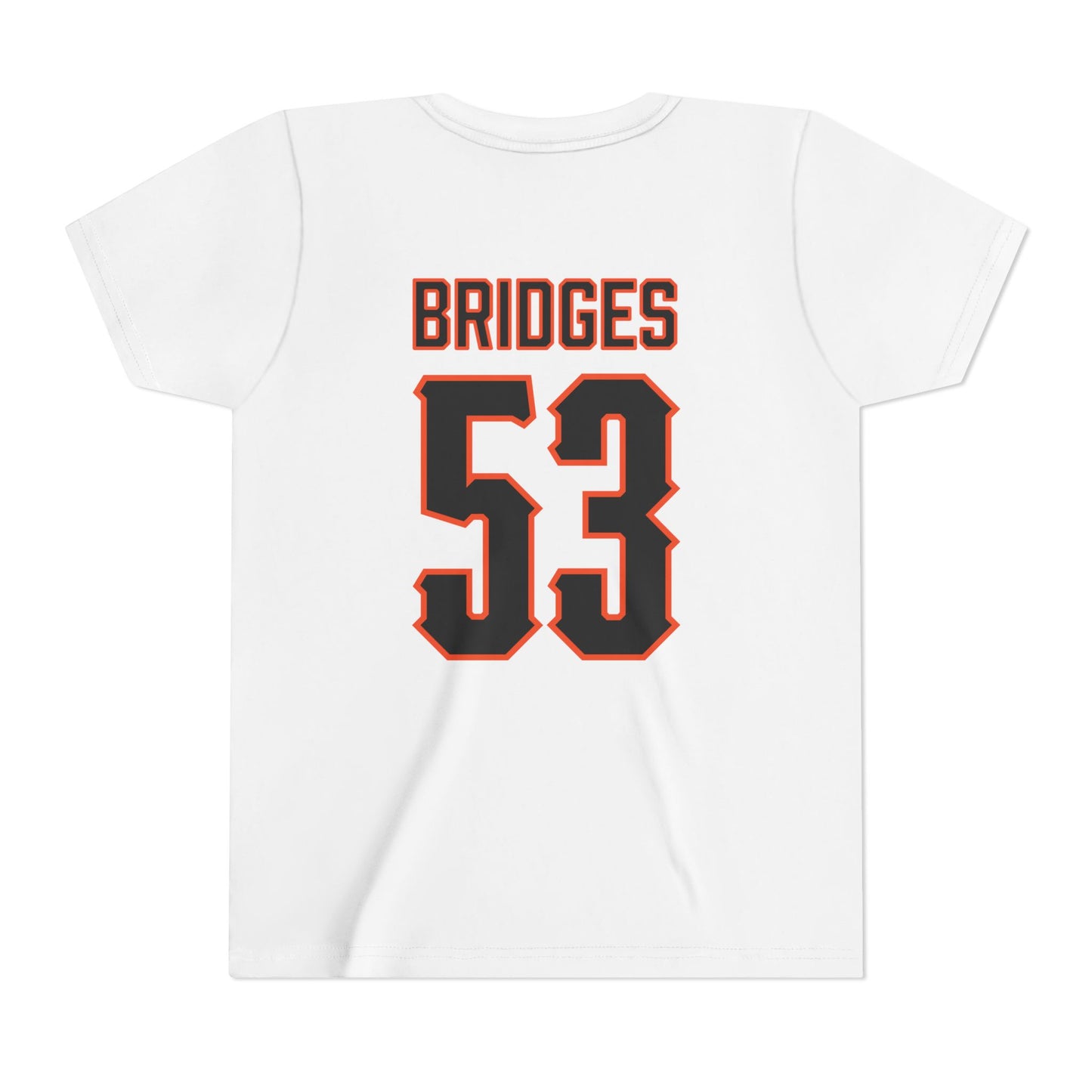 Youth Bowen Bridges #53 Cursive Cowboys T-Shirt