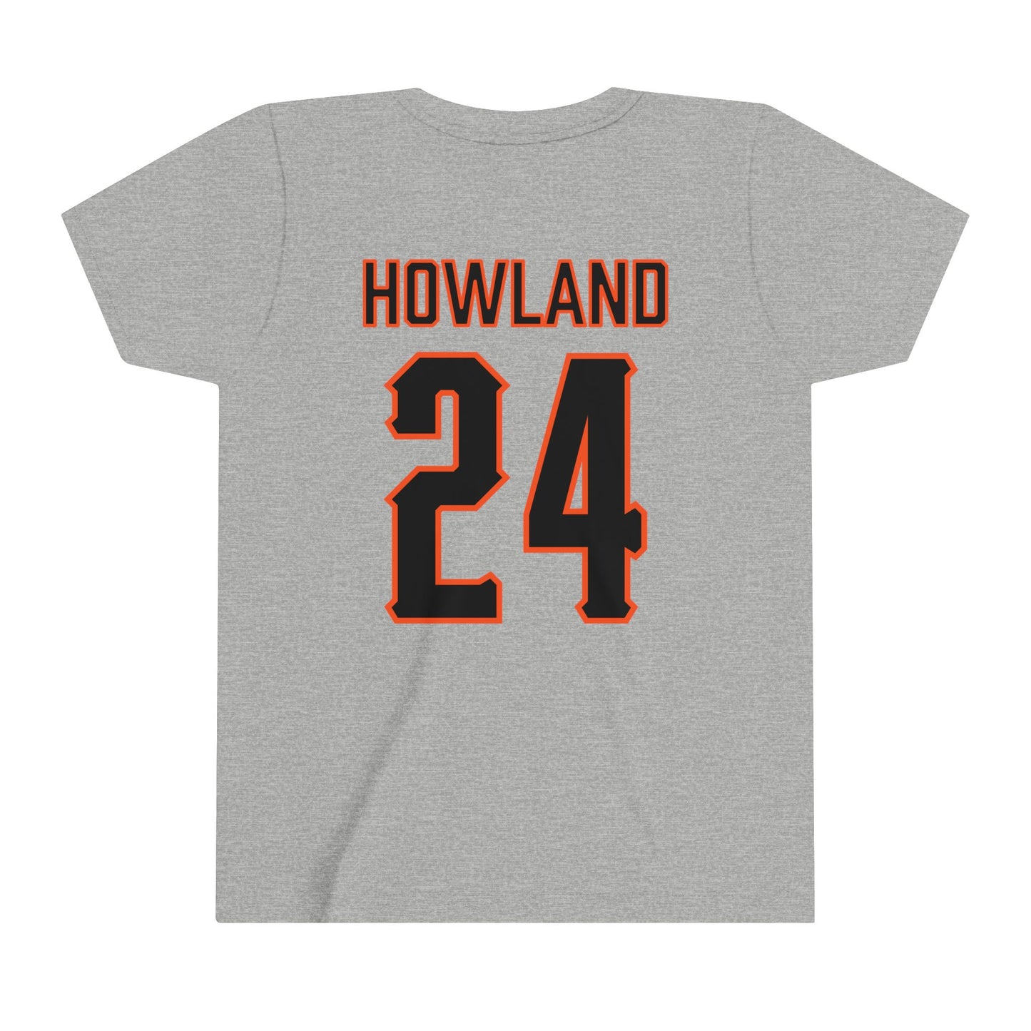 Youth Trenten Howland #24 Cursive Cowboys T-Shirt